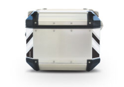 GISTI 3072 Givi Trekker Outback Top Box 42lt 58lt Black White Reflective Stripes Stickers Kit 01