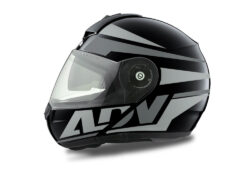 HEL 3079 Schuberth C3 Pro Helmet Black Anthracite Vivo ADV Grey Variations Stickers Kit 01