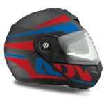 Schuberth C3 ヘルメット デカールモデル 58/59 カバー付き Schuberth C3 Pro Helmet ADV Vivo Series Blue & Red Stickers Kit