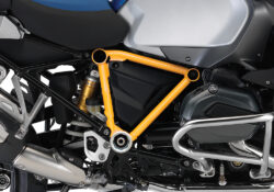 BFS 3090 BMW GS LC Adventure 2014 Racing Blue Pyramid Frame Wrap Yellow 02