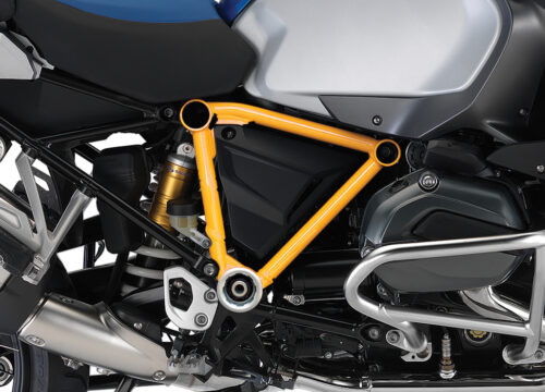 BFS 3090 BMW GS LC Adventure 2014 Racing Blue Pyramid Frame Wrap Yellow 02