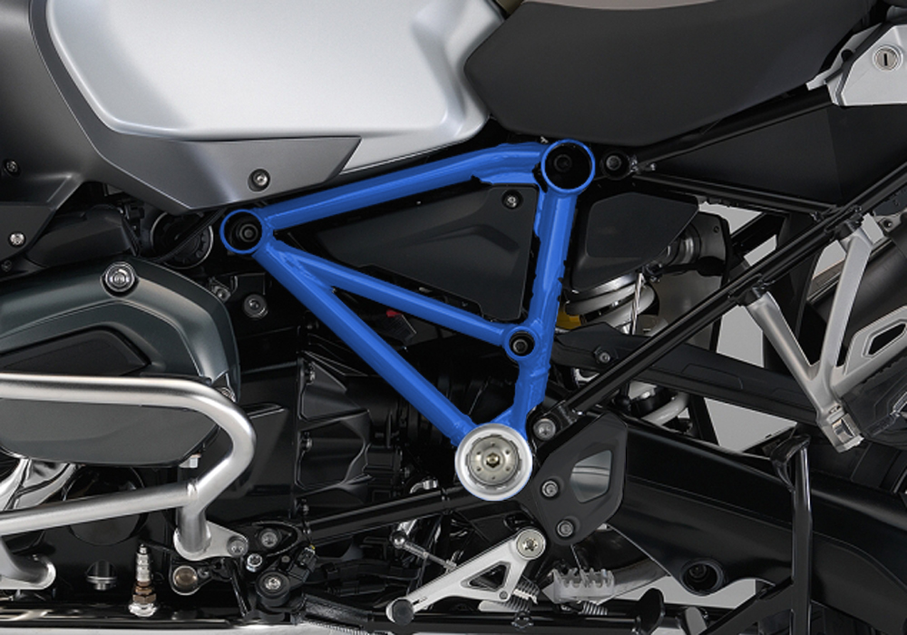 BFS 3092 Pyramid Left Cobalt Blue