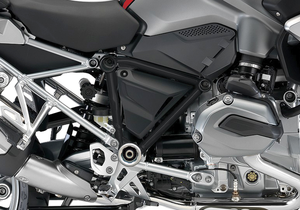 BFS 3096 BMW GS LC 2013 2016 Racing Red Pyramid Frame Wrap Black 02