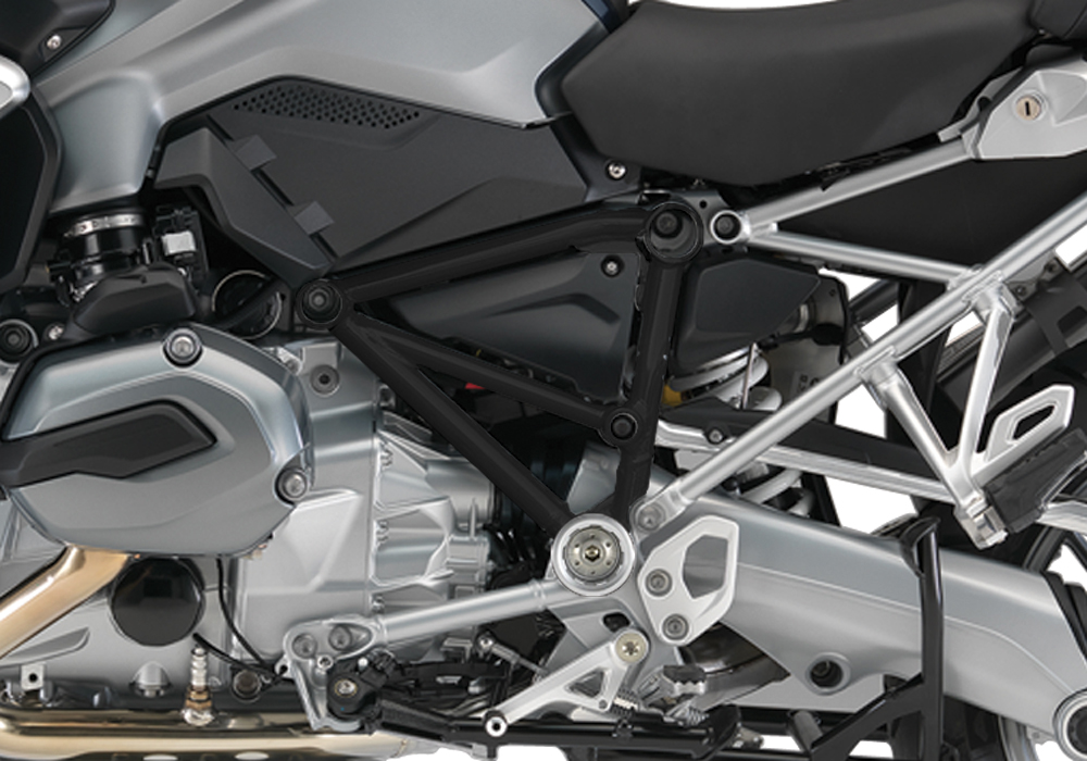 BFS 3096 BMW R1200GS LC Pyramid Left Black