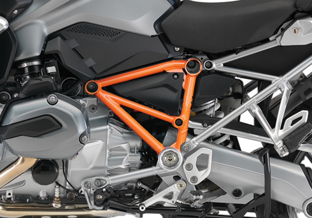 BFS 3096 BMW R1200GS LC Pyramid Left Orange