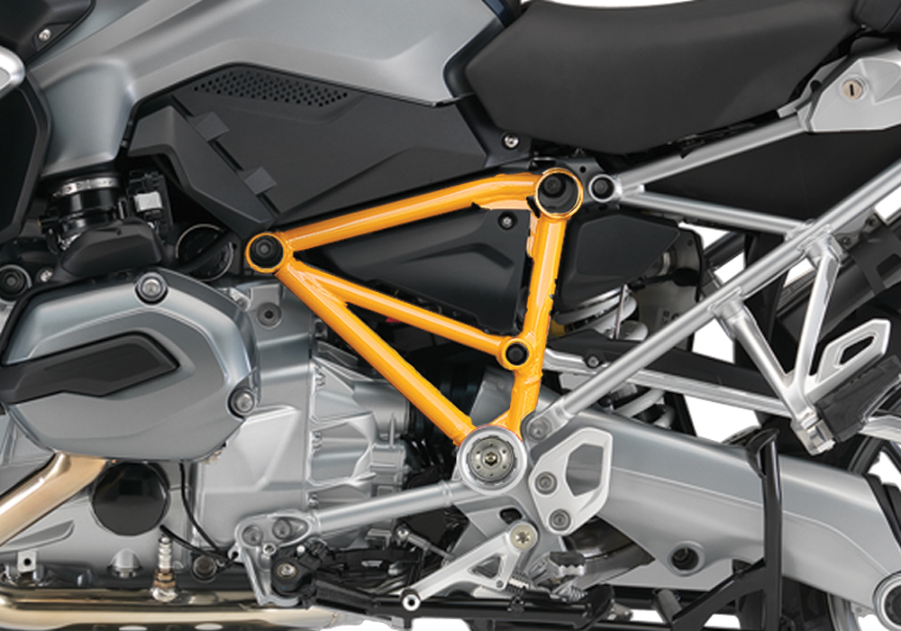 BFS 3096 BMW R1200GS LC Pyramid Left Yellow