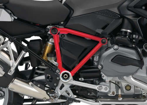 BFS 3100 BMW R1200GS LC 2017 Light White Pyramid Frame Wrap Red 02