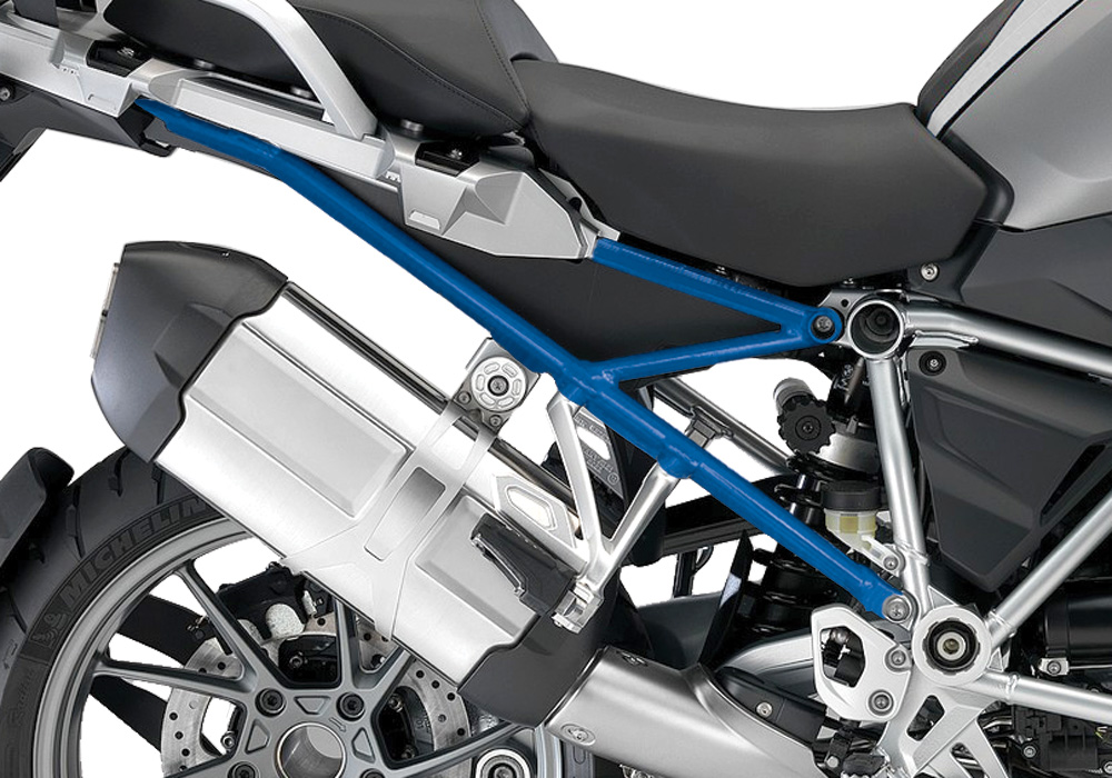 BFS 3103 BMW R1200GS LC 2013 2016 Alpine White Subframe Wrap Cobalt Blue 02