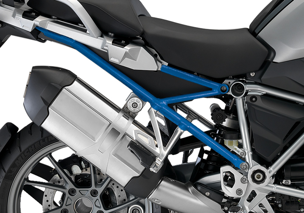 BFS 3106 BMW R1200GS LC 2013 2016 Thunder Grey Subframe Wrap Cobalt Blue 02