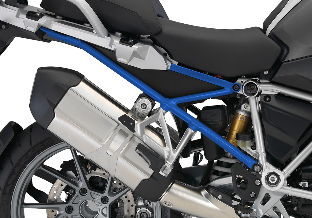 BFS 3109 BMW R1200GS LC 2017 Light White Subframe Wrap Cobalt Blue 02