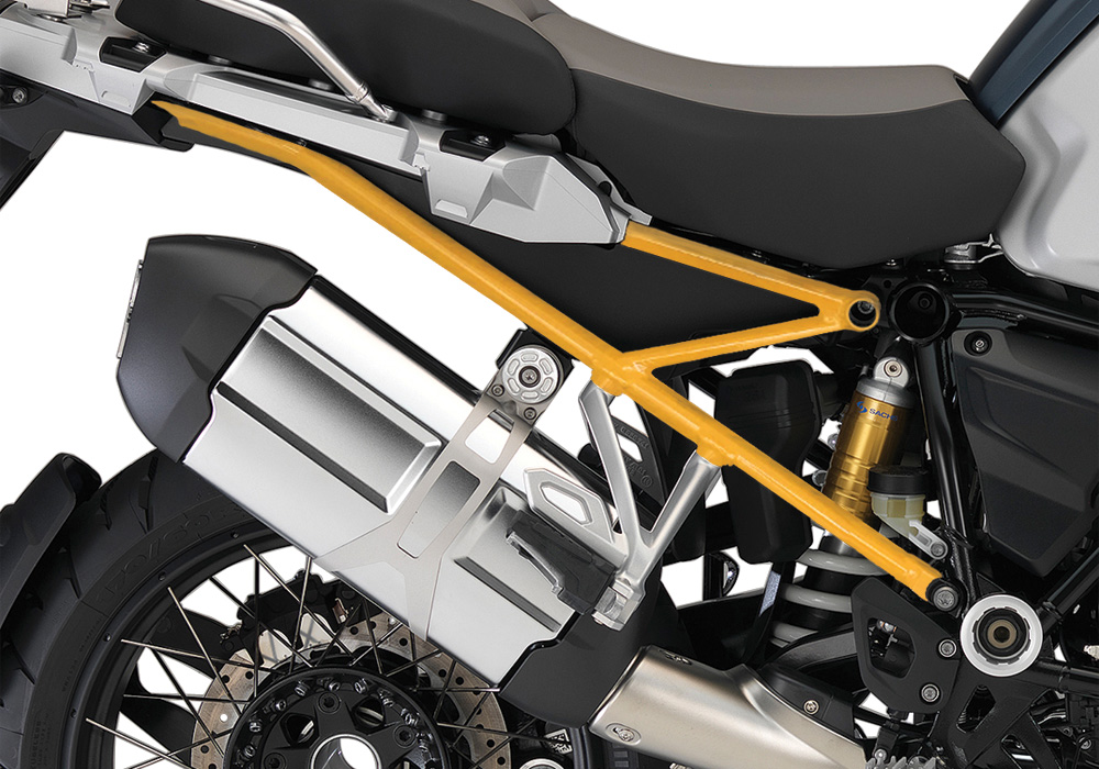 BFS 3115 BMW GS LC Adventure 2014 Ocean Blue Metallic Matte Subframe Wrap Yellow 02