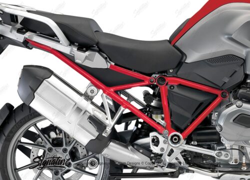BFS 3122 BMW R1200GS LC 2013 2016 Racing Red GS Frame Wrap Red 02