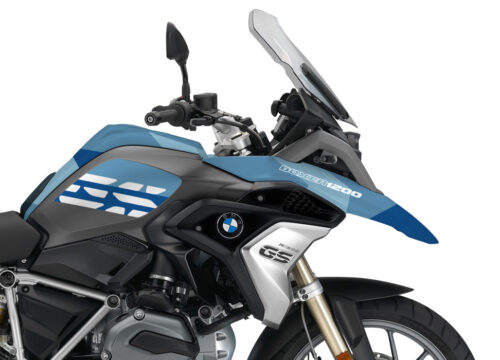 BKIT 3136 BMW R1200GS LC 2017 Alpine White Black Storm M90 Blue Camo 02