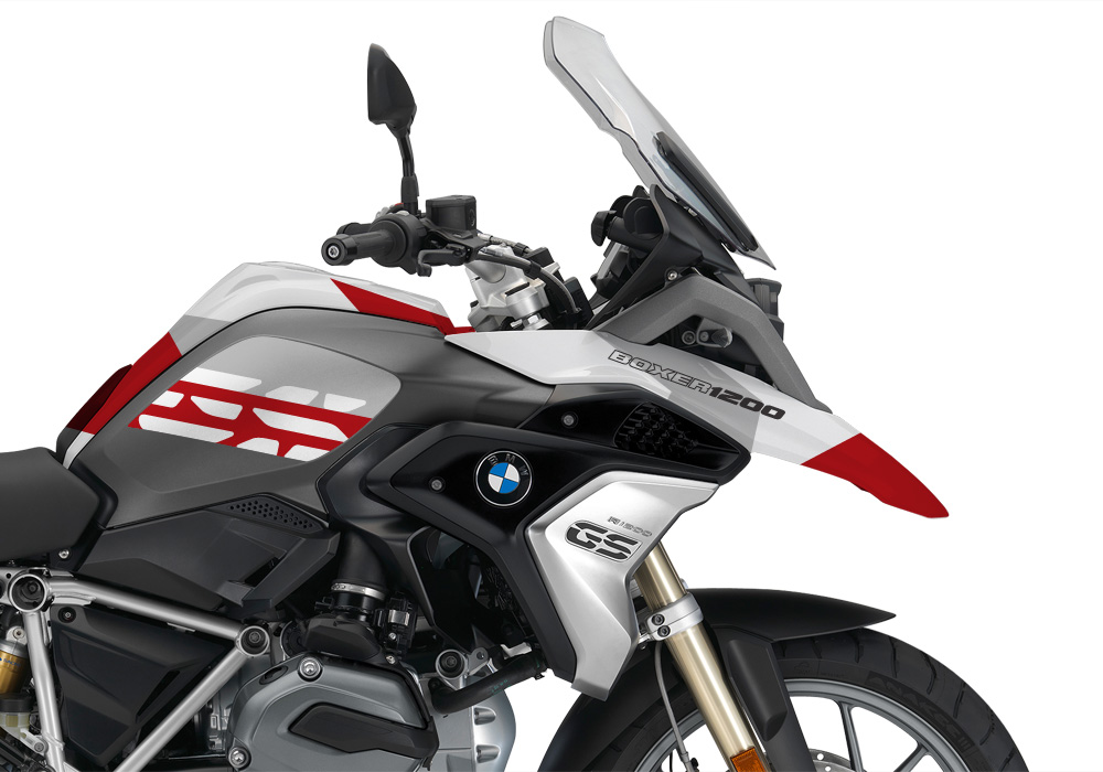 BKIT 3137 BMW R1200GS LC 2017 Alpine White Black Storm M90 Red Grey Camo 02