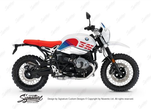 BKIT 3143 BMW RnineT Urban GS Limited Edition Side Tank and Front Fender MSport Stickers Kit 01 1