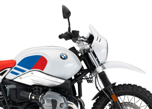 BKIT 3150 BMW RnineT Urban GS Side Tank Replica Red Blue Stickers Kit 02