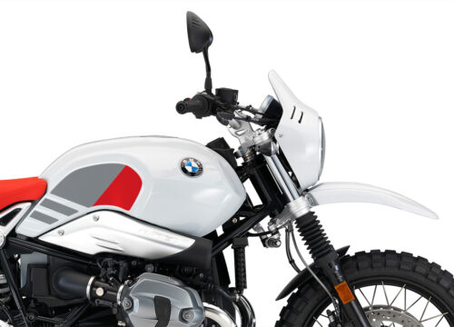 BKIT 3151 BMW RnineT Urban GS Side Tank Replica Red Grey Stickers Kit 02