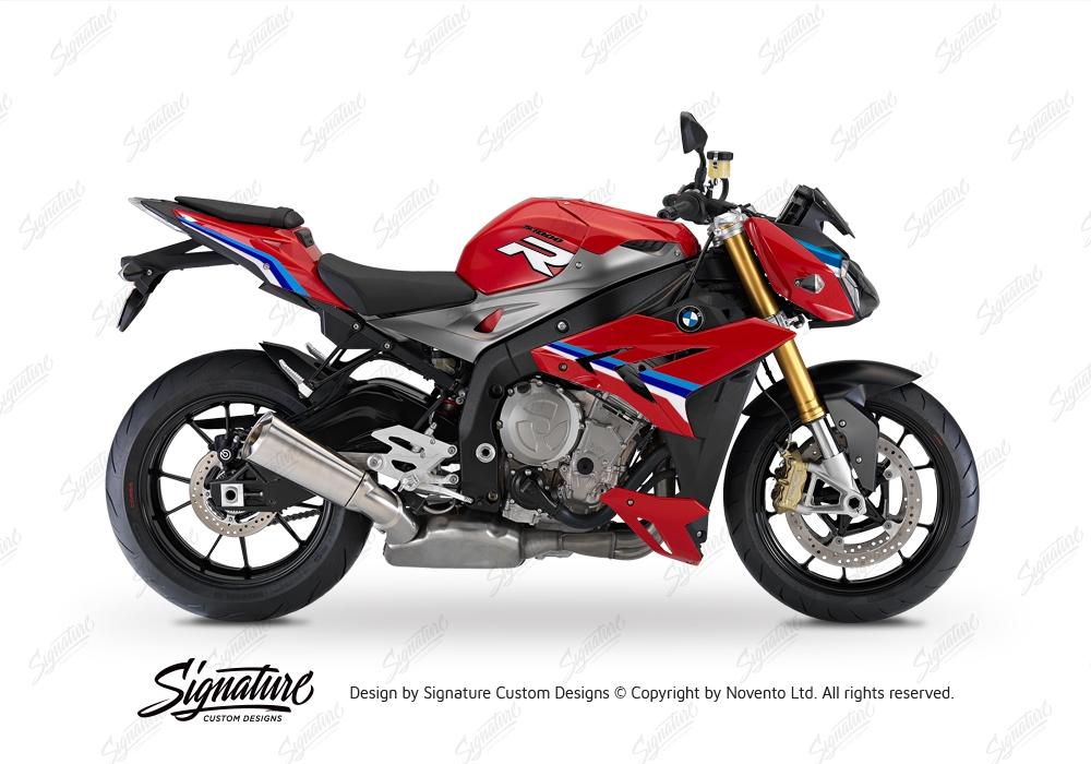 BMW S1000R Racing Red Alive Series Blue Variations Stickers Kit - Signature  Custom Designs