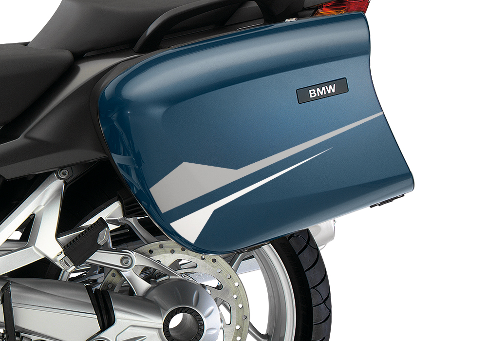 BKIT 3186 BMW K1200GT Deep Blue Metallic Stingray Series Silver White Stickers Kit 03