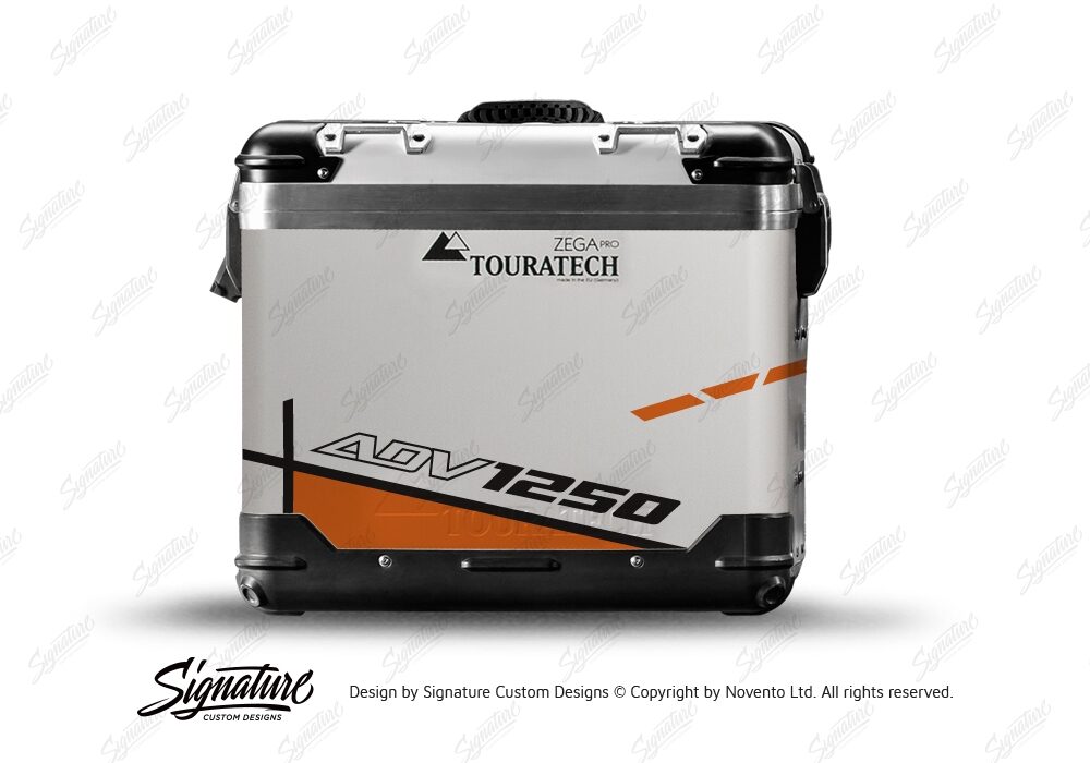 Porte-bagages arrière - MOTO ADVENTURE - TOURATECH Orange