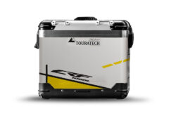 TSTI 3204 Touratech Zega Pro Aluminium Panniers Vector Series Yellow Stickers Kit CRF1000L