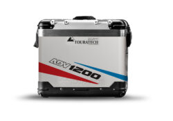 TSTI 3206 Touratech Zega Pro Aluminium Panniers Vivo Series Red Blue Stickers Kit ADV1200