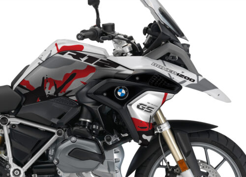 BKIT 3231 BMW R1200GS LC 2017 Alpine White Safari R12 Series Red Grey Stickers Kit 02