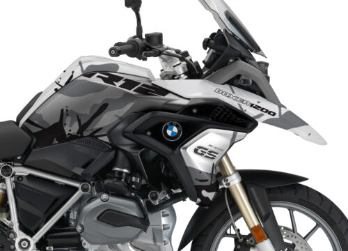 BKIT 3233 BMW R1200GS LC 2017 Alpine White Safari R12 Series Grey Variations Stickers Kit 02