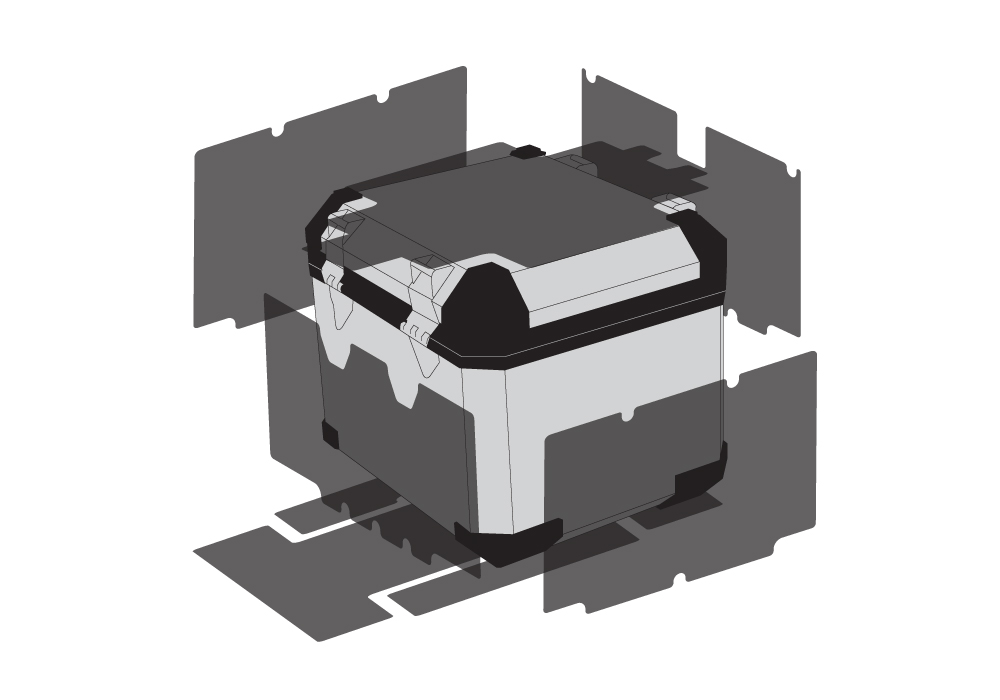 W BMW GS Top Box Prodector Film 06