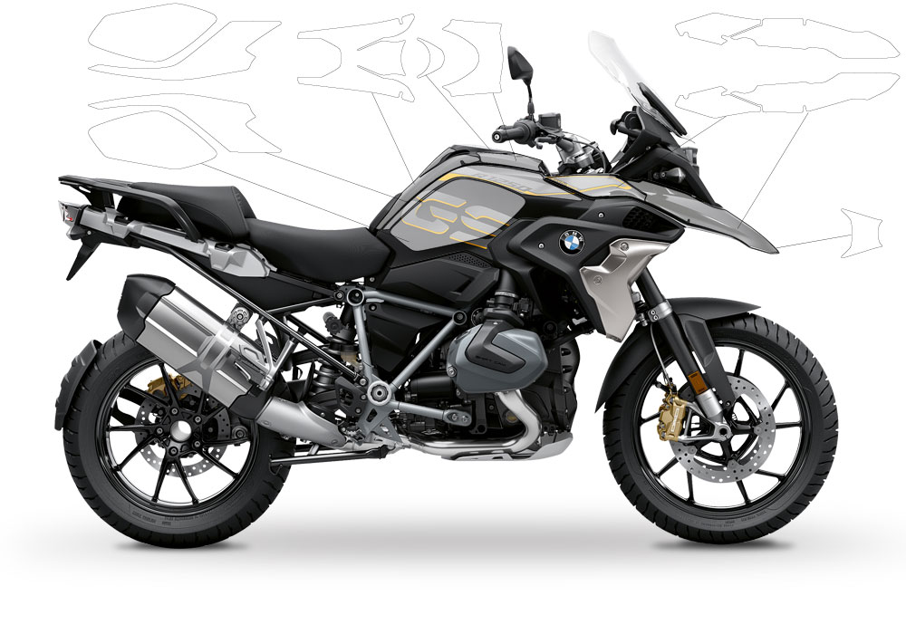 BPRF 3274 BMW R1250GS Style Exclusive Standard Package Advanced Technology Protective Film 00