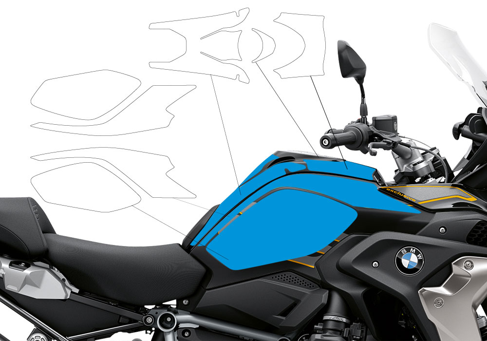 BPRF 3274 BMW R1250GS Style Exclusive Standard Package Advanced Technology Protective Film 02