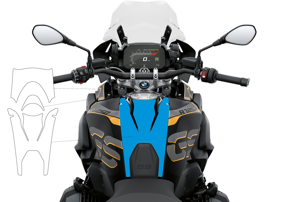 BPRF 3274 BMW R1250GS Style Exclusive Standard Package Advanced Technology Protective Film 04