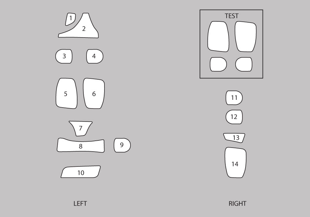BPRF 3278 BMW R1250GS Cosmic Blue Ultimate Package Advanced Technology Protective Film 13