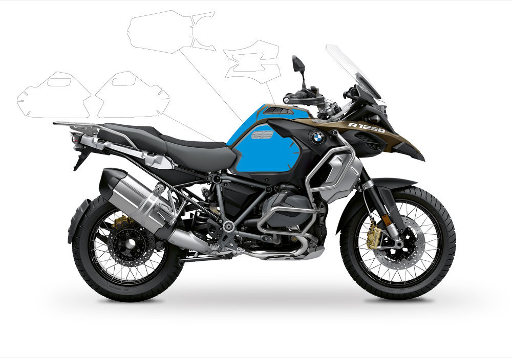 BPRF 3285 BMW R1250GS Adventure Style Exclusive Basic Package Advanced Technology Protective Film 01 1