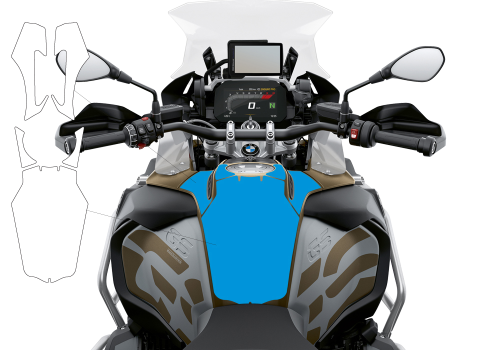 BPRF 3285 BMW R1250GS Adventure Style Exclusive Basic Package Advanced Technology Protective Film 03