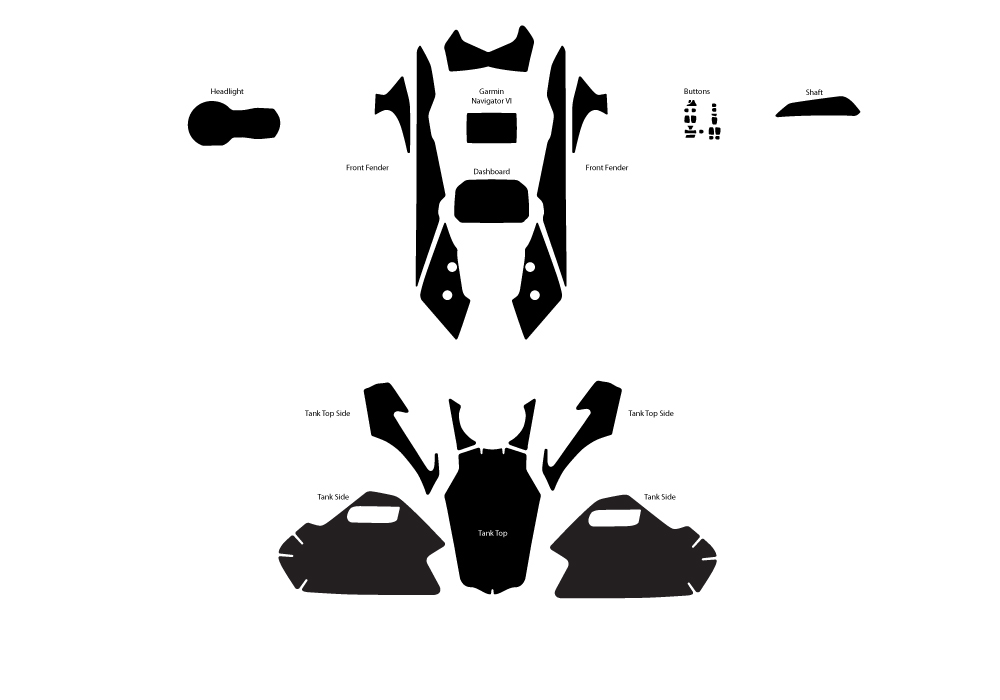 BPRF 3287 BMW R1250GS Adventure Style Exclusive Ultimate Package Advanced Technology Protective Film 05 1