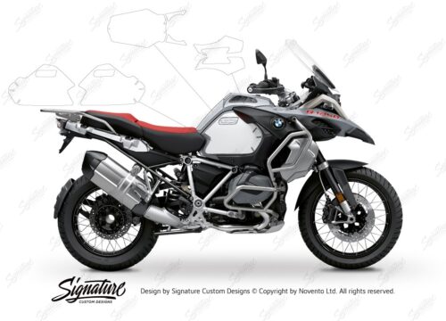 BPRF 3288 BMW R1250GS Adventure Ice Grey Basic Package Advanced Technology Protective Film 00 1