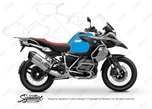 BPRF 3288 BMW R1250GS Adventure Ice Grey Basic Package Advanced Technology Protective Film 01 1