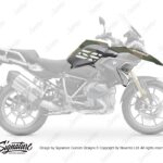 BMW R1200GS LC M90 Grey Camo Stickers Kit - Signature Custom Designs