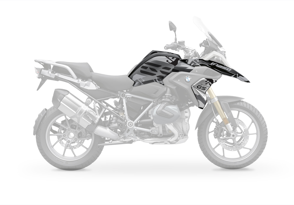 BKIT 3305 BMW R1250GS Black Storm Metallic Safari Grey Variations Stickers Kit 03