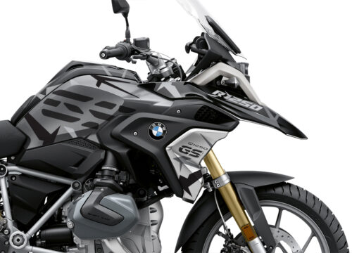 BKIT 3315 BMW R1250GS Black Storm Metallic Spike Grey Variations Stickers Kit 02