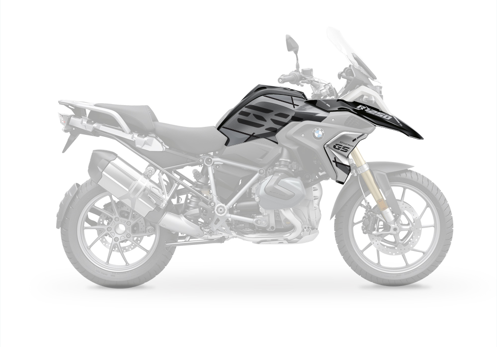 BKIT 3328 BMW R1250GS Black Storm Metallic Vector Grey Stickers Kit 03