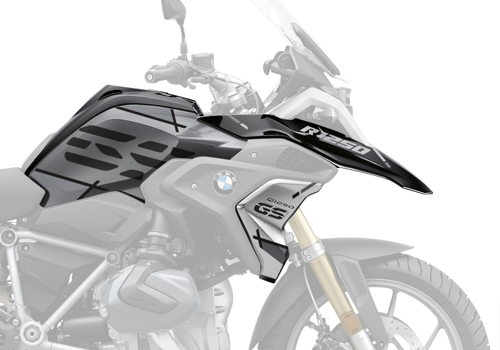 BKIT 3328 BMW R1250GS Black Storm Metallic Vector Grey Stickers Kit 04