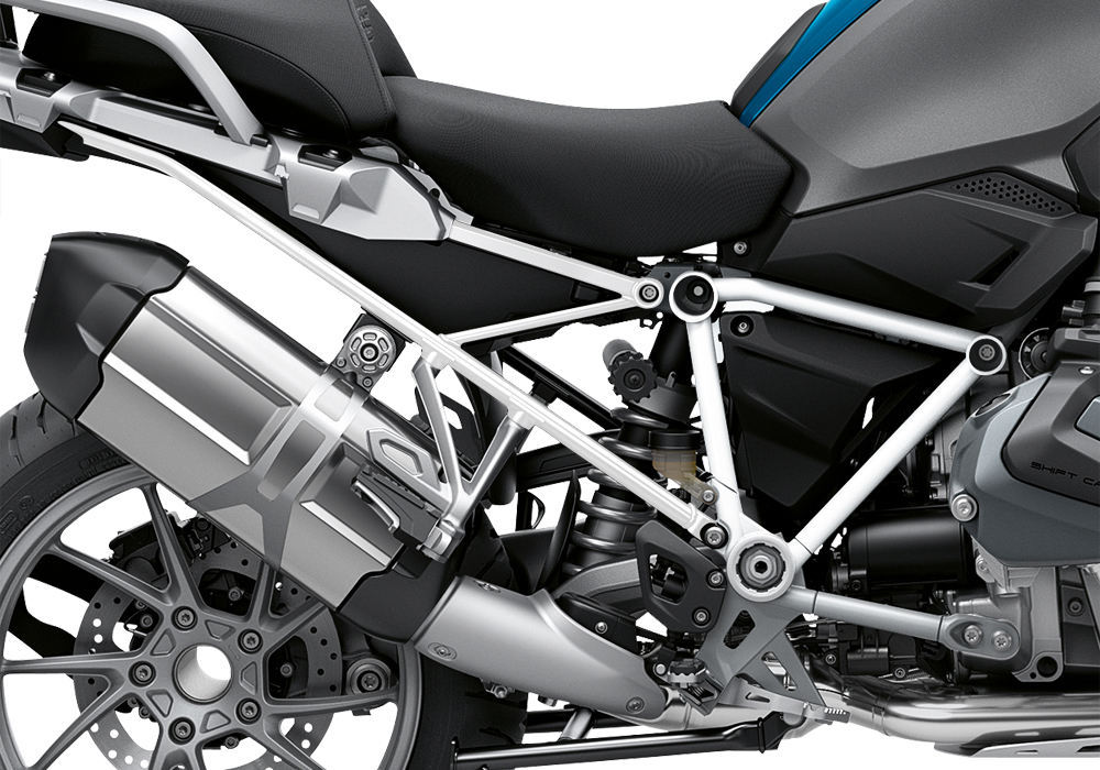 BFS 3338 BMW R1250GS 2019 Cosmic Blue GS Frame Wrap Styling Kit White 02