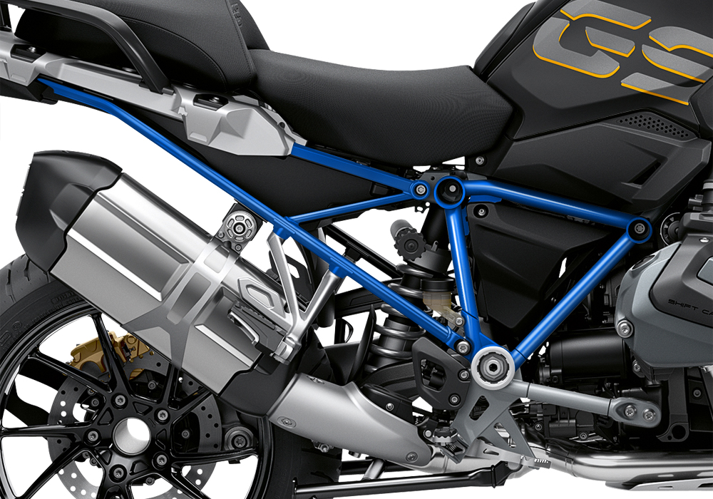 BFS 3339 BMW R1250GS 2019 Style Exclusive GS Frame Wrap Styling Kit Cobalt Blue 02