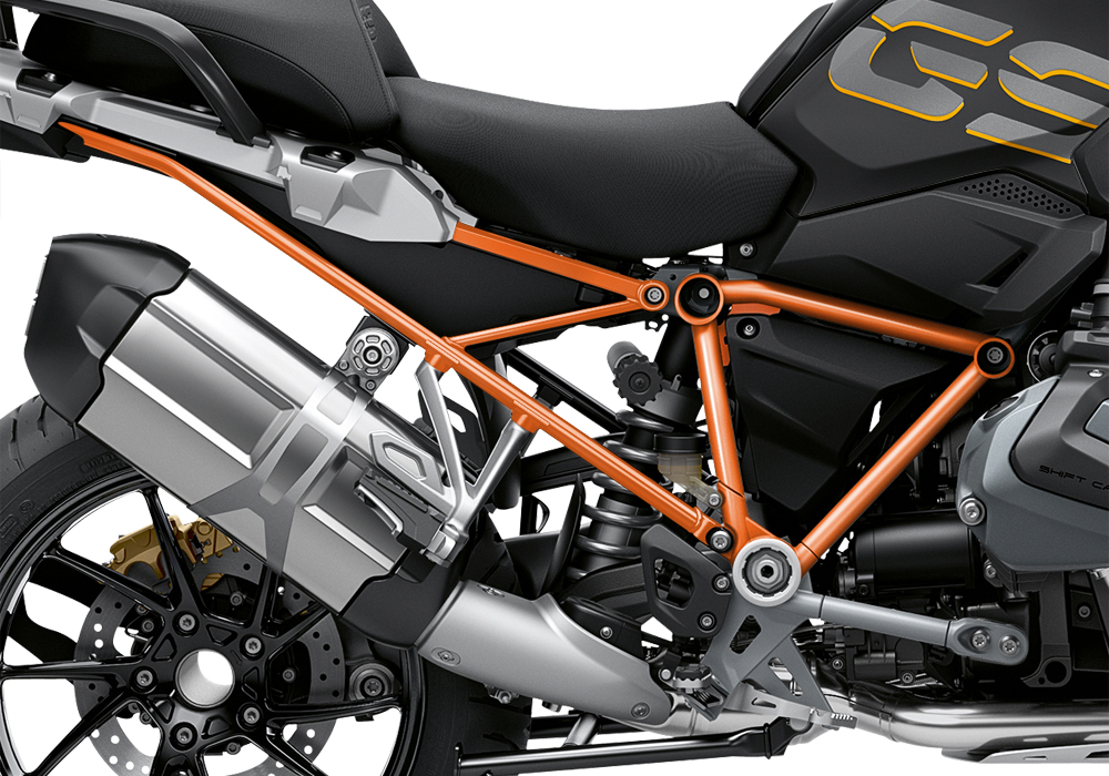 BFS 3339 BMW R1250GS 2019 Style Exclusive GS Frame Wrap Styling Kit Orange 02