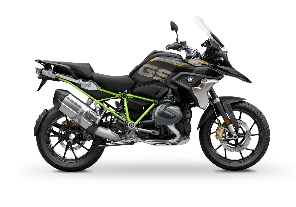 BFS 3339 BMW R1250GS 2019 Style Exclusive GS Frame Wrap Styling Kit Toxic Green 01
