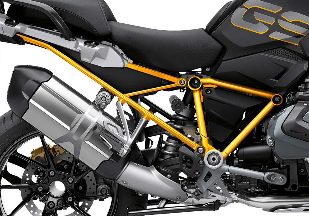 BFS 3339 BMW R1250GS 2019 Style Exclusive GS Frame Wrap Styling Kit Yellow 02