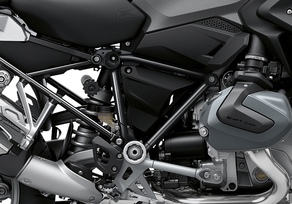 BFS 3342 BMW R1250GS 2019 Black Storm Metallic Pyramid Frame Wrap Styling Kit Black 02