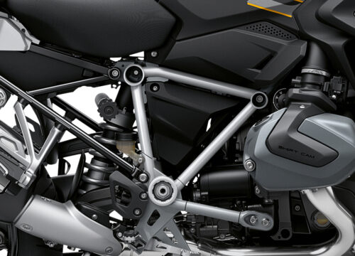 BFS 3344 BMW R1250GS 2019 Style Exclusive Pyramid Frame Wrap Styling Kit Silver 02